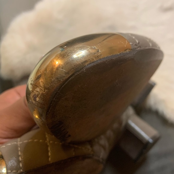 Tory Burch Kaitlin Quilted Pump cream sz 9.5 - Picture 3 of 8